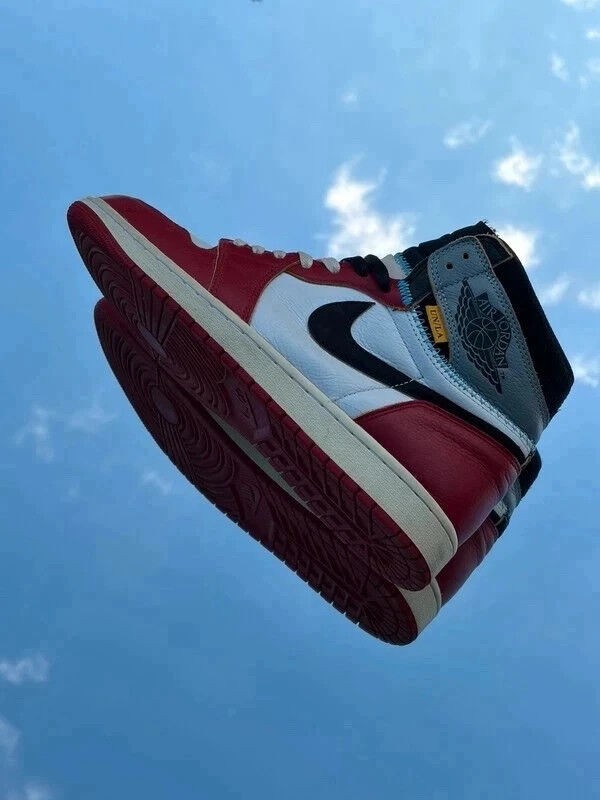 Air Jordan 1 Retro High OG SP Varsity Red Black Sail X Union LA - EU 45 2