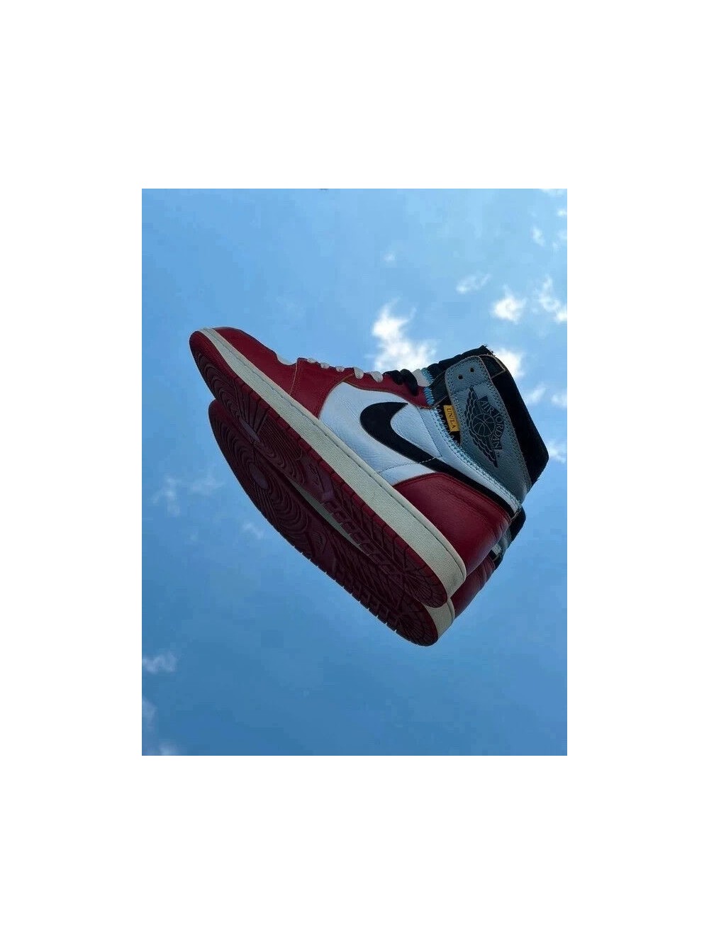 Air Jordan 1 Retro High OG SP Varsity Red Black Sail X Union LA - EU 45
