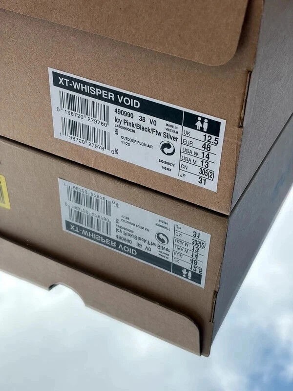 Salomon XT-Whisper Void Icy Pink Black Silver - EU 48 2