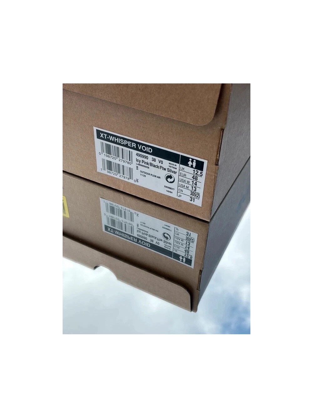 Salomon XT-Whisper Void Icy Pink Black Silver - EU 48