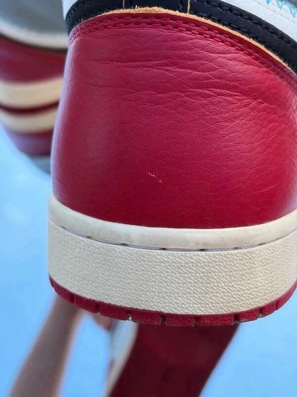 Air Jordan 1 Retro High OG SP Varsity Red Black Sail X Union LA - EU 45 2