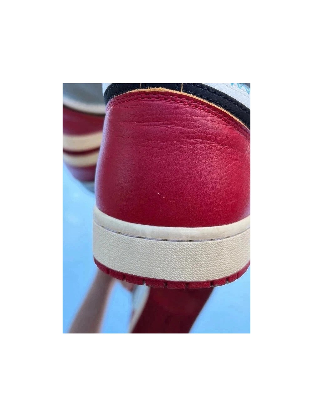 Air Jordan 1 Retro High OG SP Varsity Red Black Sail X Union LA - EU 45