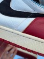 Air Jordan 1 Retro High OG SP Varsity Red Black Sail X Union LA - EU 45