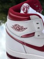 Air Jordan 1 High Retro OG ‘85 Metallic Burgundy White Team Red - EU 40