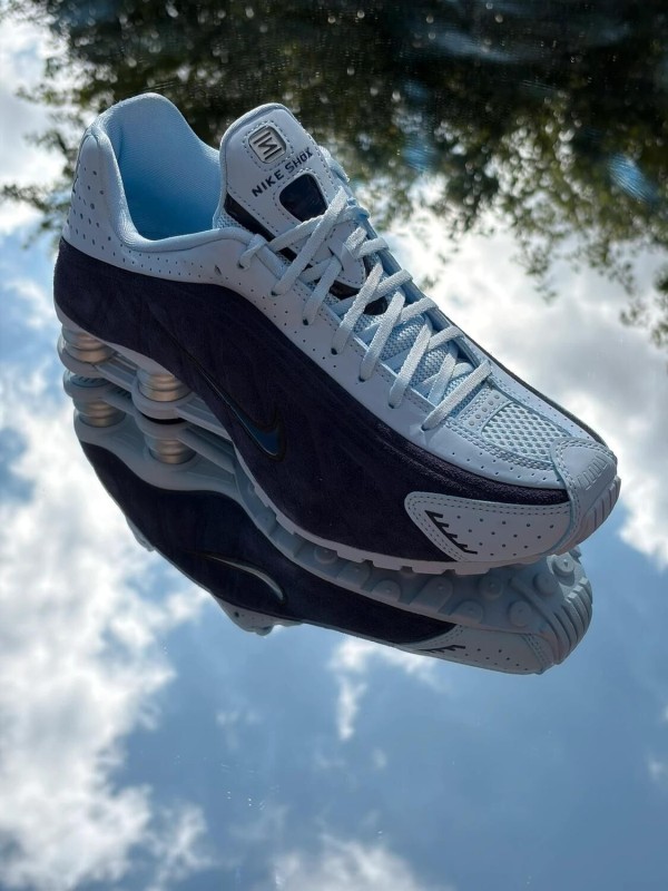 Nike Shox R4 Celestine Blue Imperial Purple Bleu Céleste - EU 40,5 2