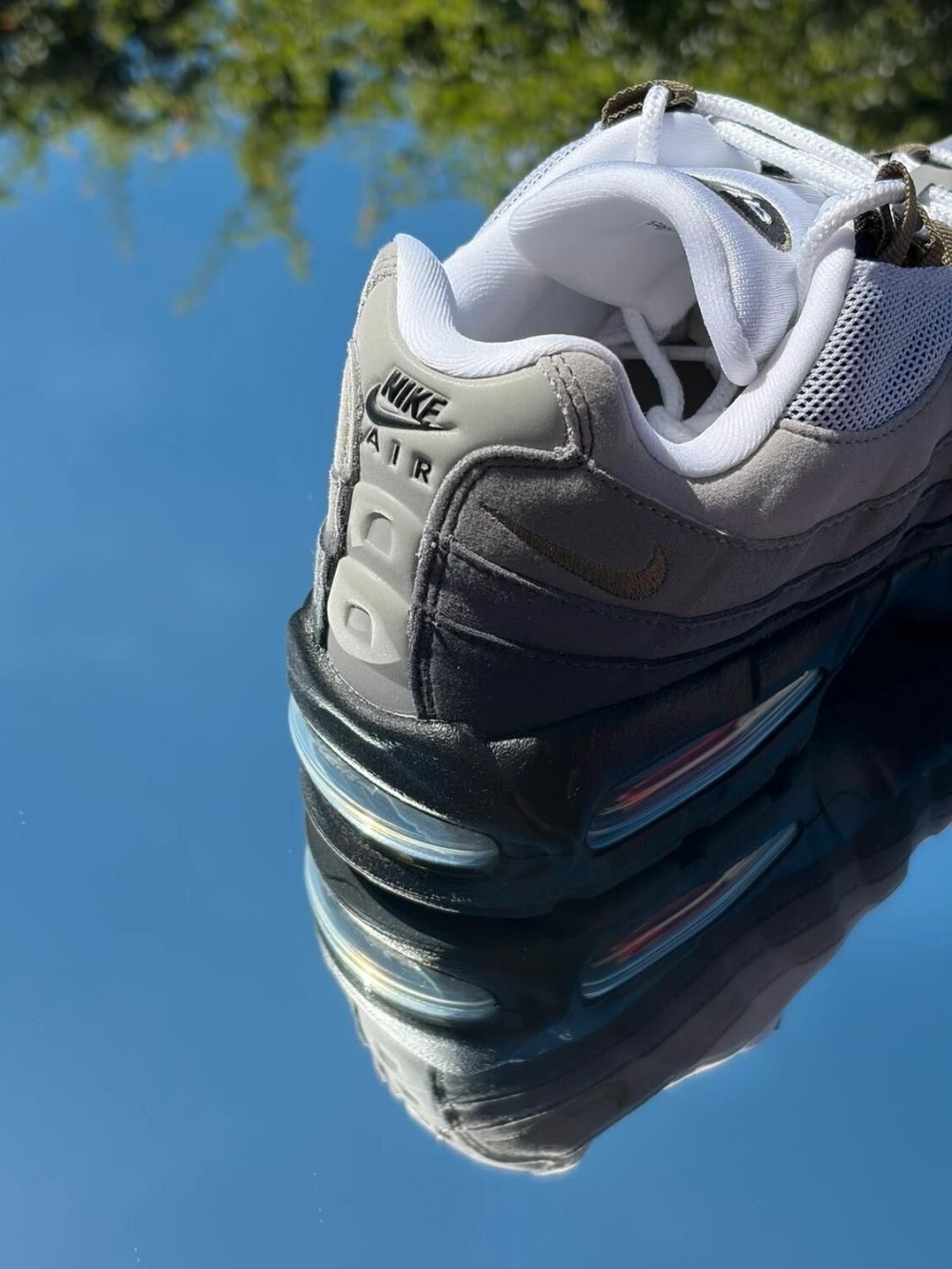 Nike Air Max 95 Big Bubble Black Medium Olive White - EU 42