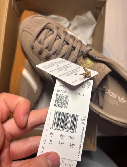 adidas handball chalky brown earth strata taille 38 2/3