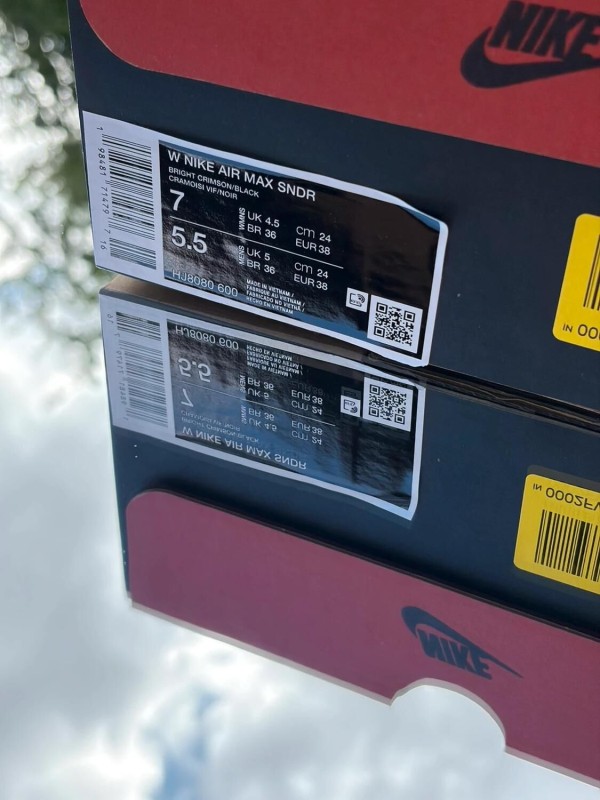 Nike Air Max SNDR Bright Crimson Black - EU 38 2
