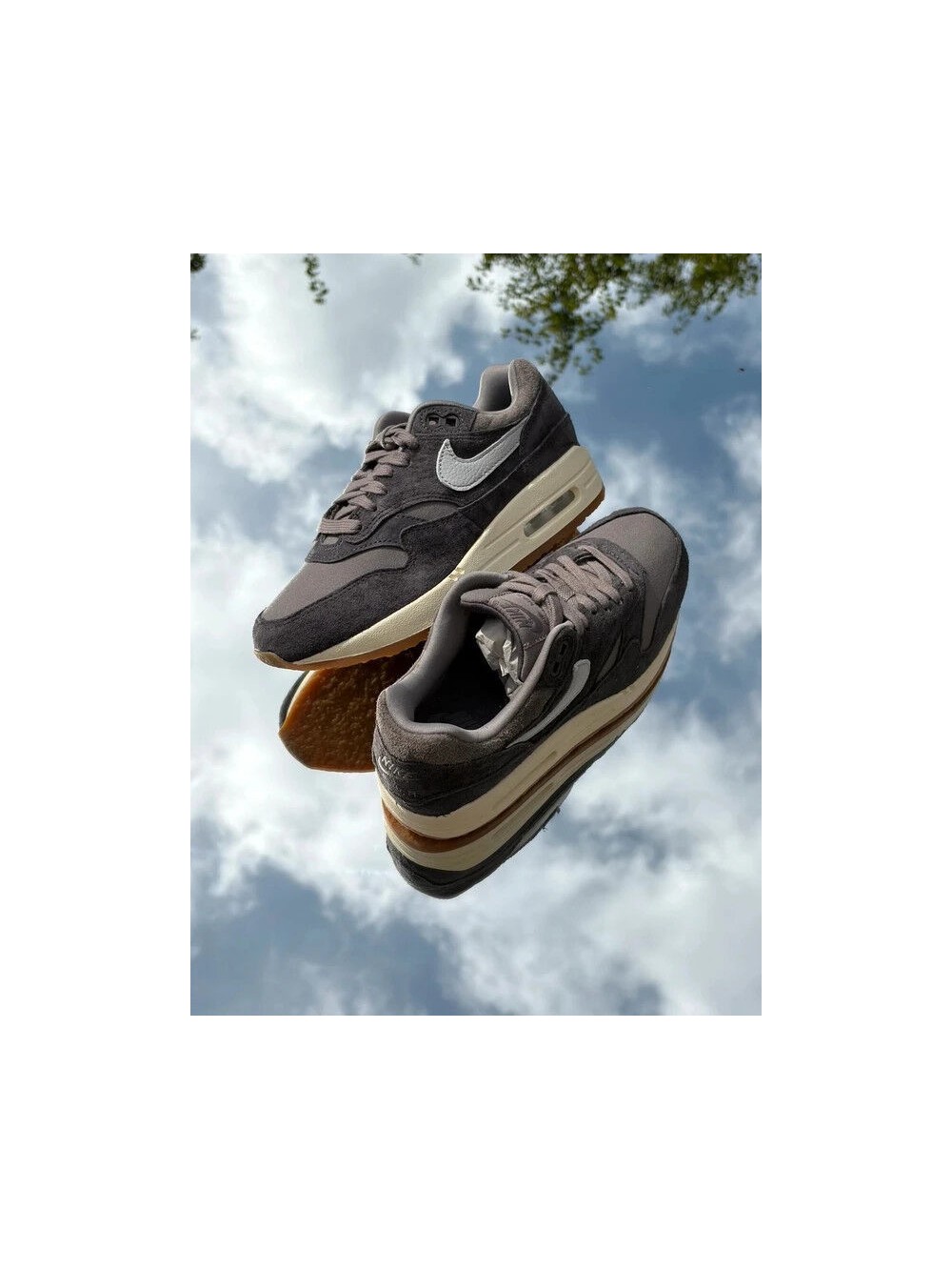 Nike Air Max 1 PRM Crepe Soft Grey Neutral Grey - EU 36