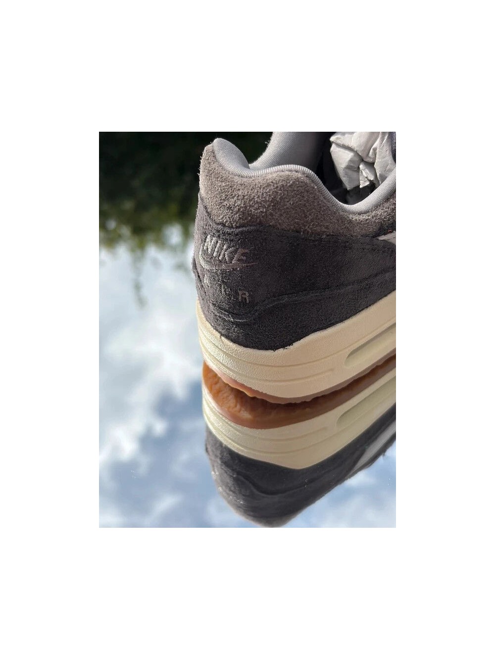 Nike Air Max 1 PRM Crepe Soft Grey Neutral Grey - EU 36