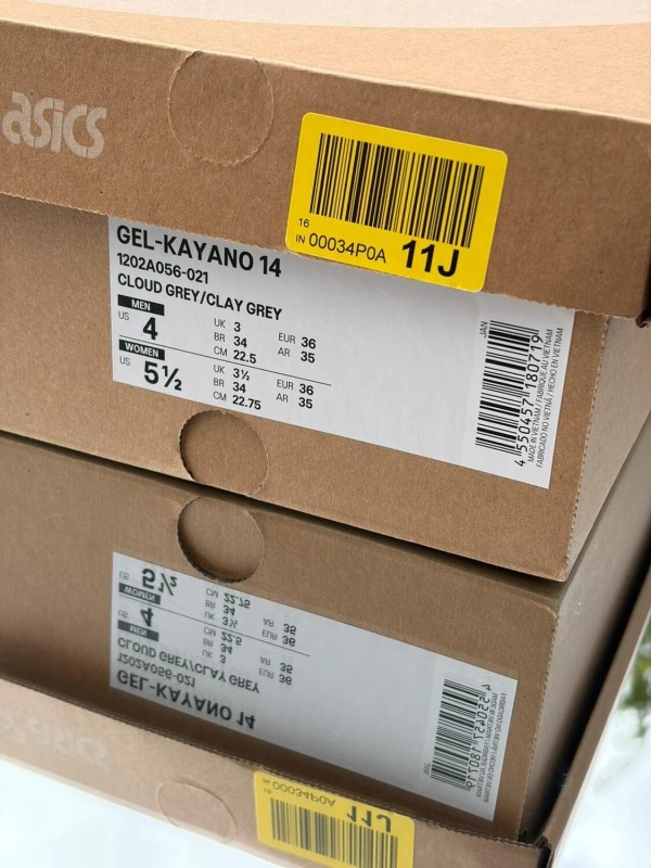 Asics Gel-Kayano 14 Cloud Grey Clay Grey - EU 36 2