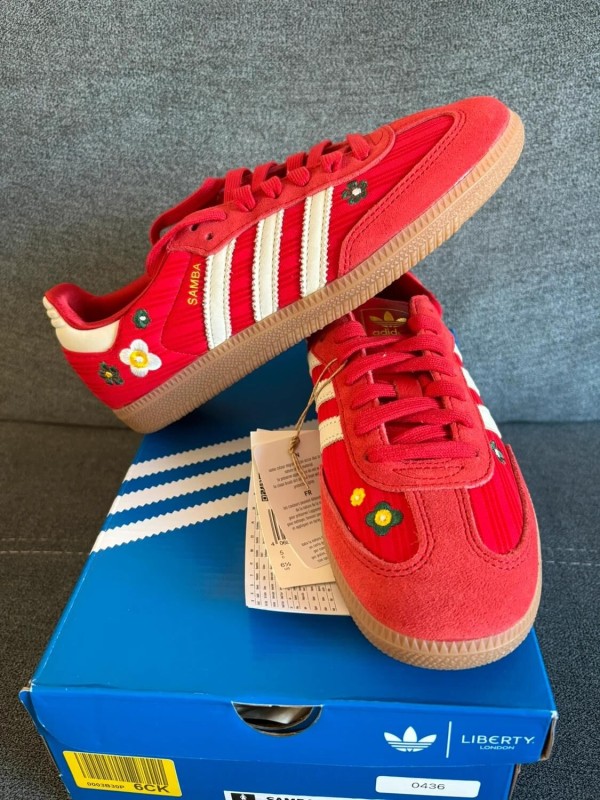 Adidas Samba x Liberty London Rouge - EU 38