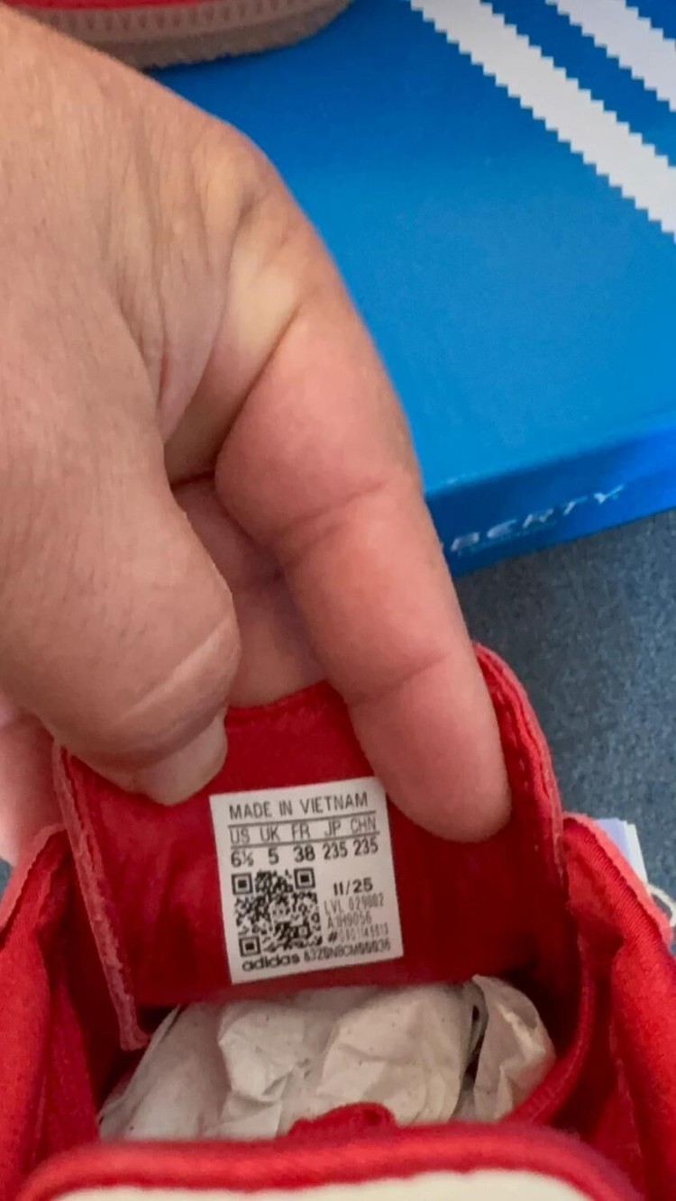 Adidas Samba x Liberty London Rouge - EU 38