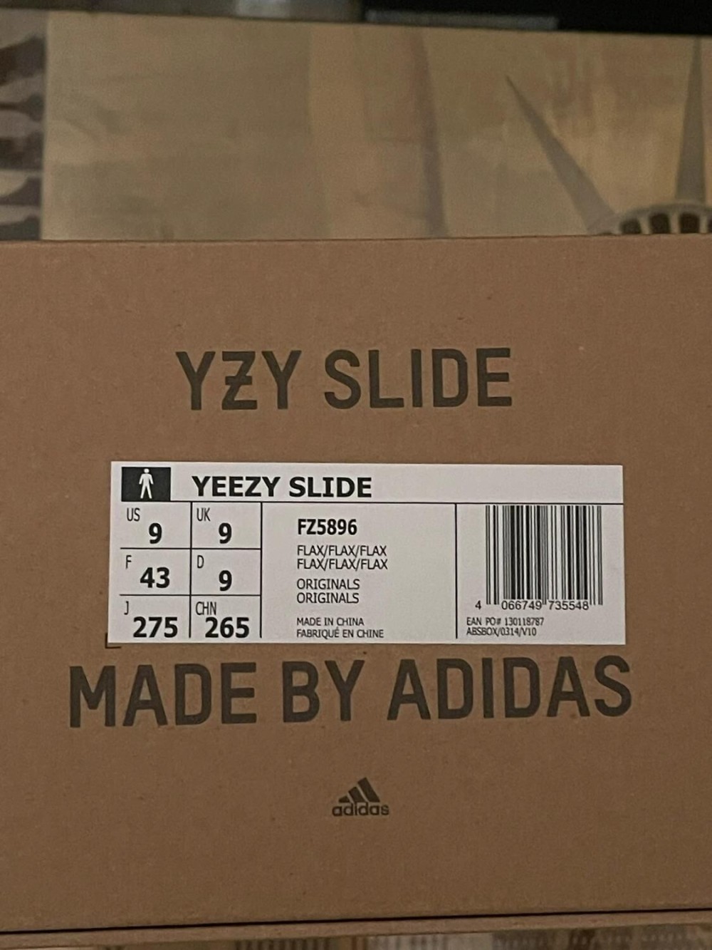 Yeezy Slide Flax - EU 43