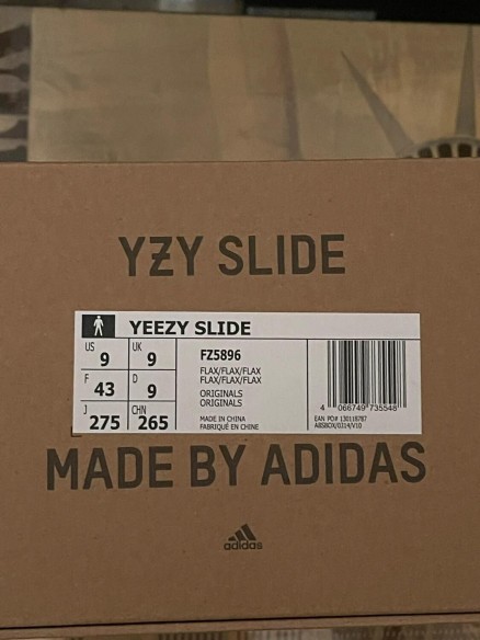 Yeezy Slide Flax - EU 43