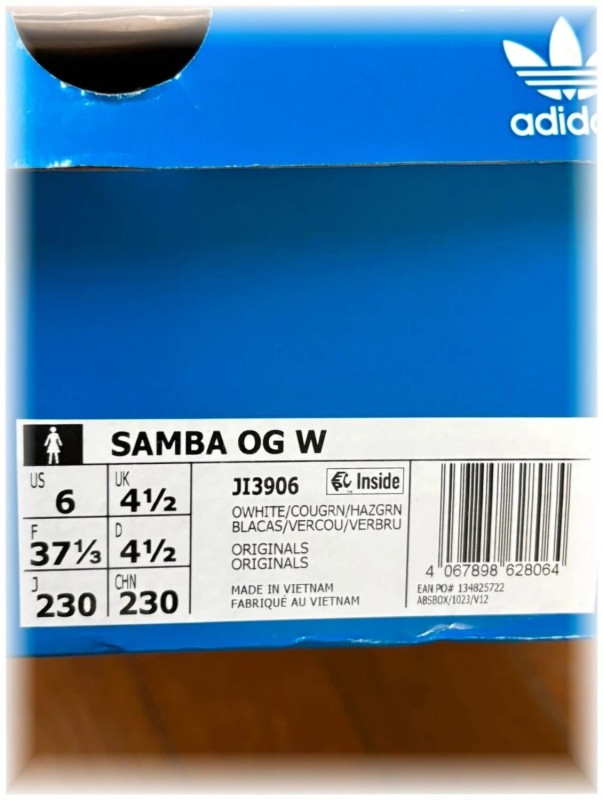 Adidas samba OG Green - EU 37 1/3 2