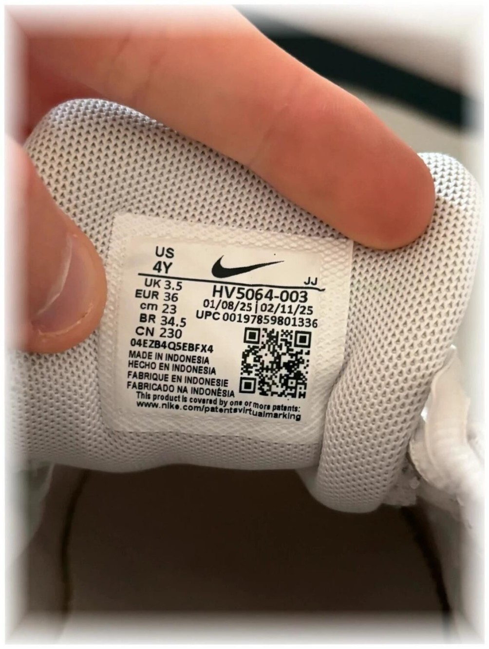 Nike p-6000 Grey White - EU 36