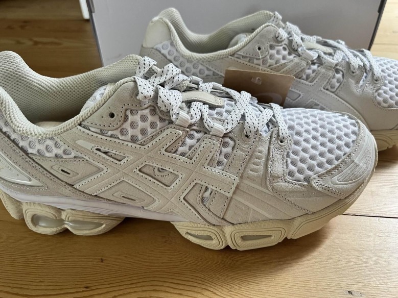 ENNOY X Asics Gel-Nimbus 9 White/Cream