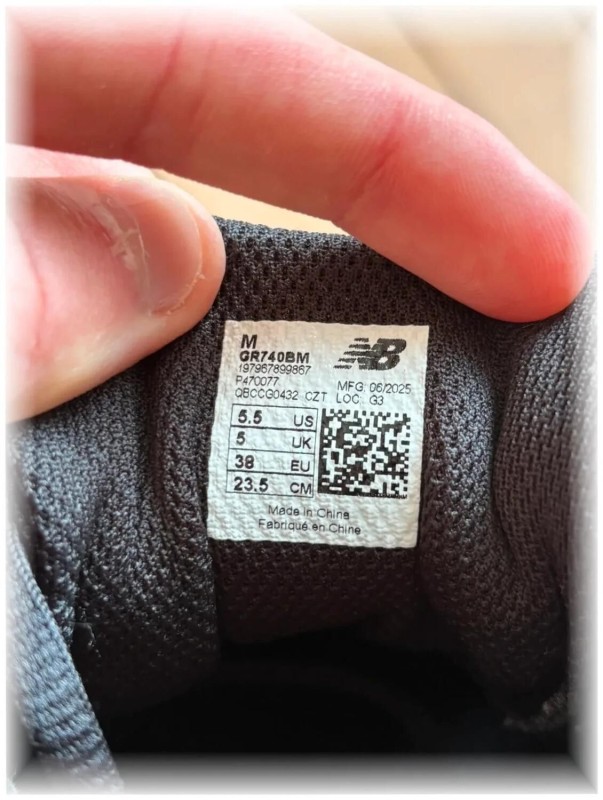 New balance 740 Black - EU 38 2