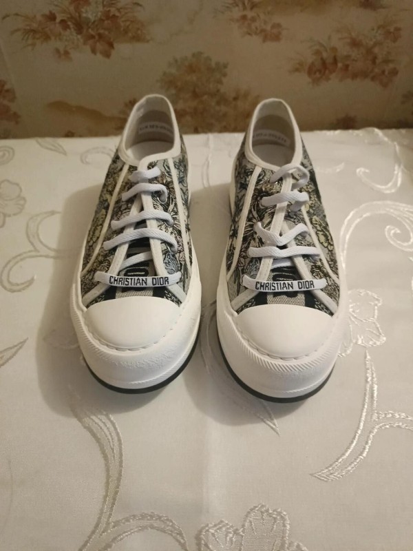 Dior Walk’n’Dior en toile brodée - EU 37 2