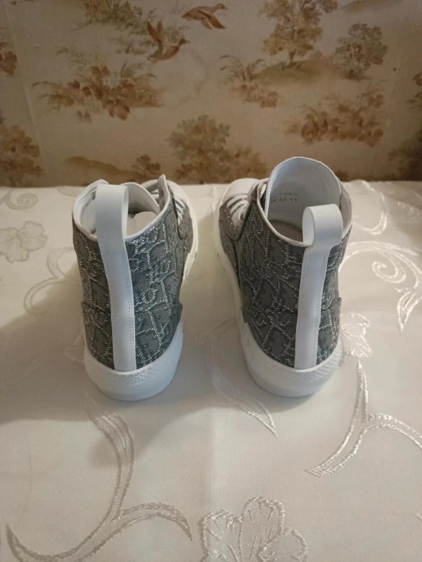 Dior B23 High-Top Toile Oblique Grise - EU 41 2