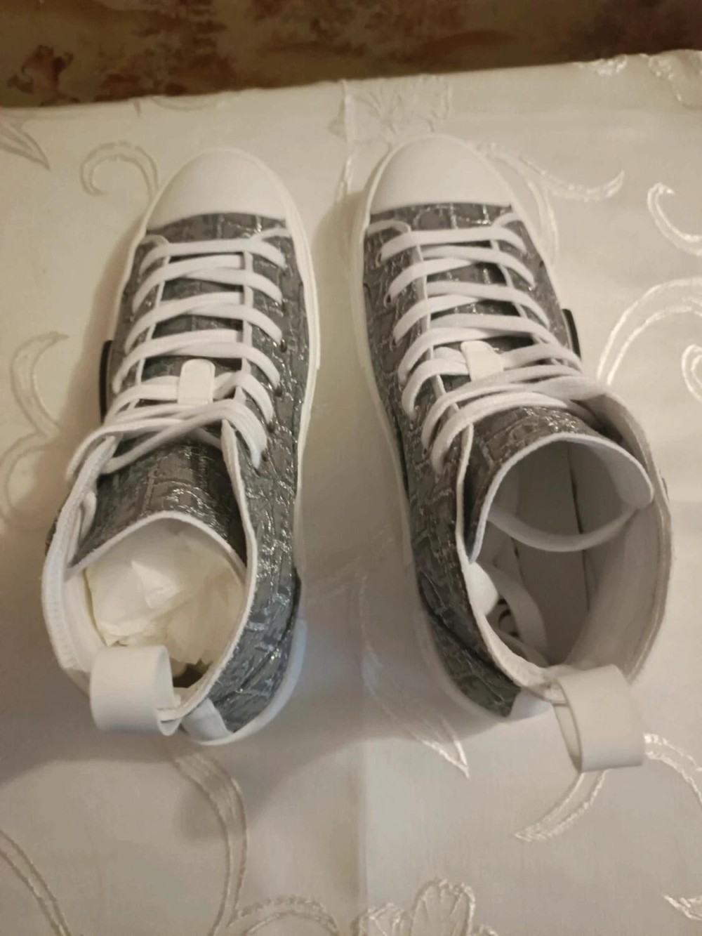 Dior B23 High-Top Toile Oblique Grise - EU 41