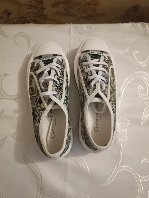 Dior Walk’n’Dior en toile brodée - EU 37 2