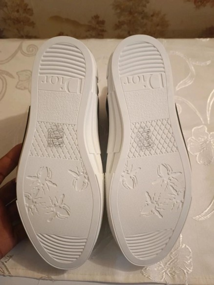 Dior B23 High-Top Toile Oblique Grise - EU 41