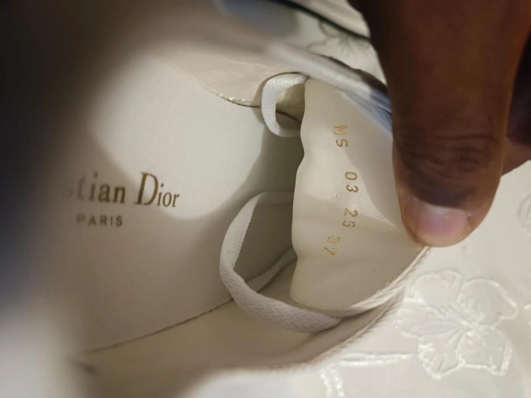Dior Walk’n’Dior en toile brodée - EU 37 2