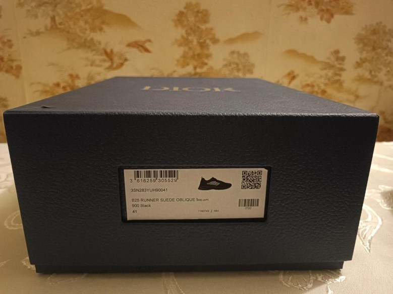 Dior B25 Runner Suede Oblique Mesh Black - EU 41