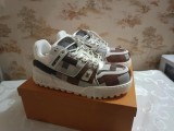 Louis Vuitton LV Trainer Maxi Damier Marron - EU 45