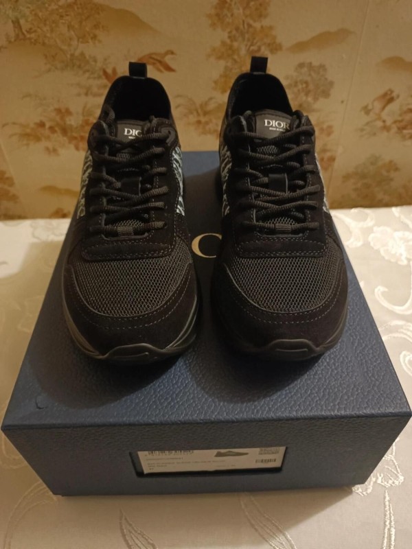 Dior B25 Runner Suede Oblique Mesh Black - EU 41 2