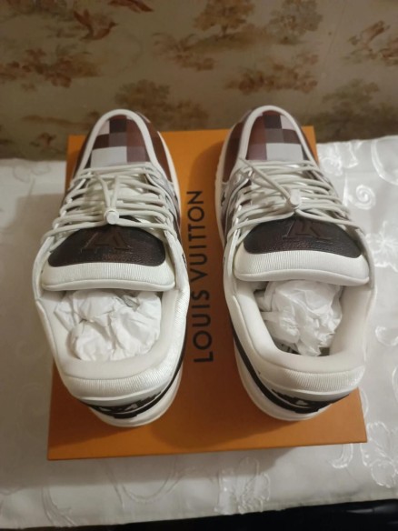 Louis Vuitton LV Trainer Maxi Damier Marron - EU 45