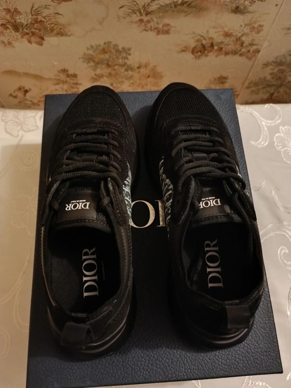 Dior B25 Runner Suede Oblique Mesh Black - EU 41 2