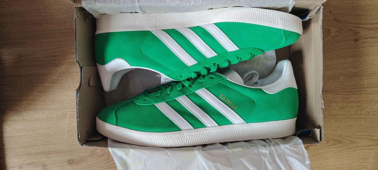 Adidas Gazelle Verte – Taille 46 (UK 11 / US 11.5)