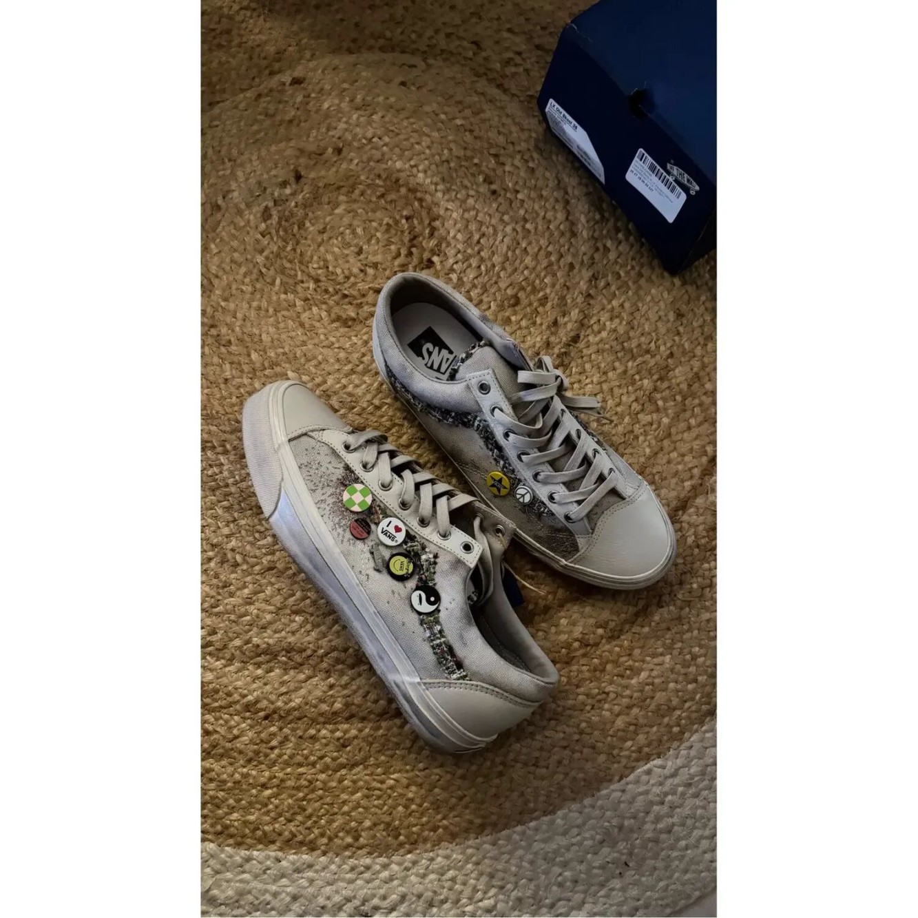 Vans LX Old Skool 36 Distressed Beige - EU 45