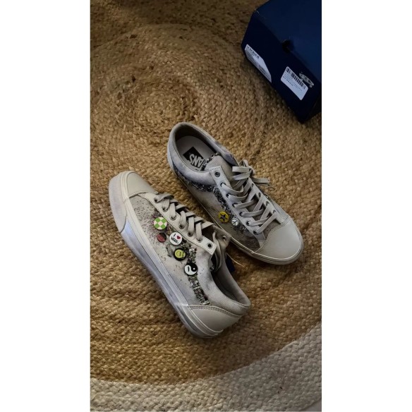 Vans LX Old Skool 36 Distressed Beige - EU 45