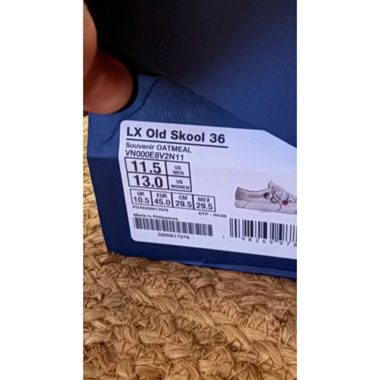 Vans LX Old Skool 36 Distressed Beige - EU 45