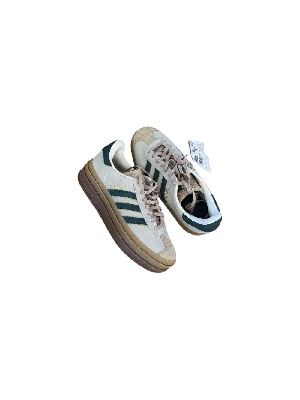 Adidas Gazelle Bold Beige Green - EU 36,5