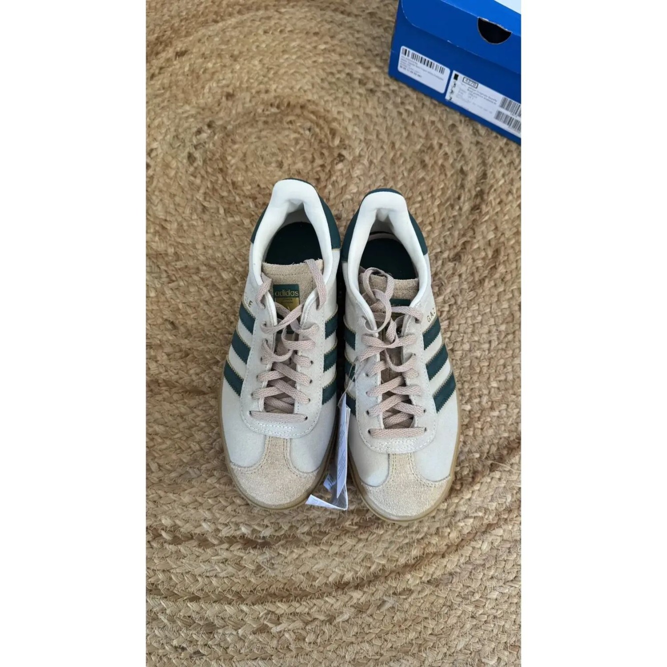 Adidas Gazelle Bold Beige Green - EU 36,5