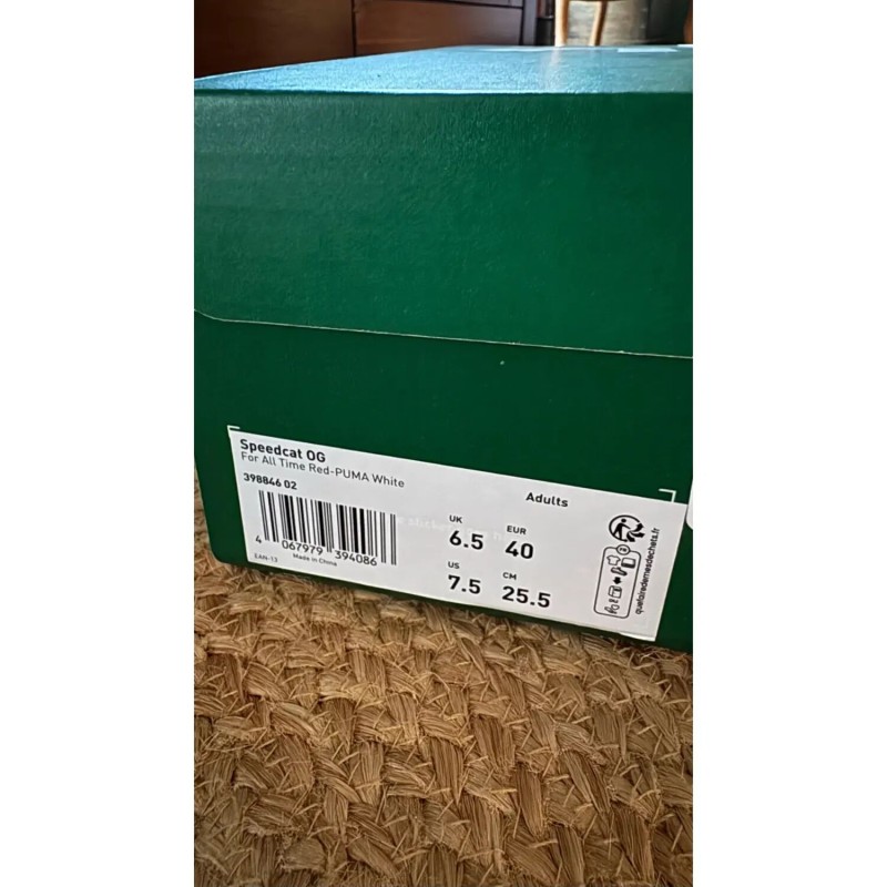 Puma Speedcat OG For All Time Red - EU 40 2