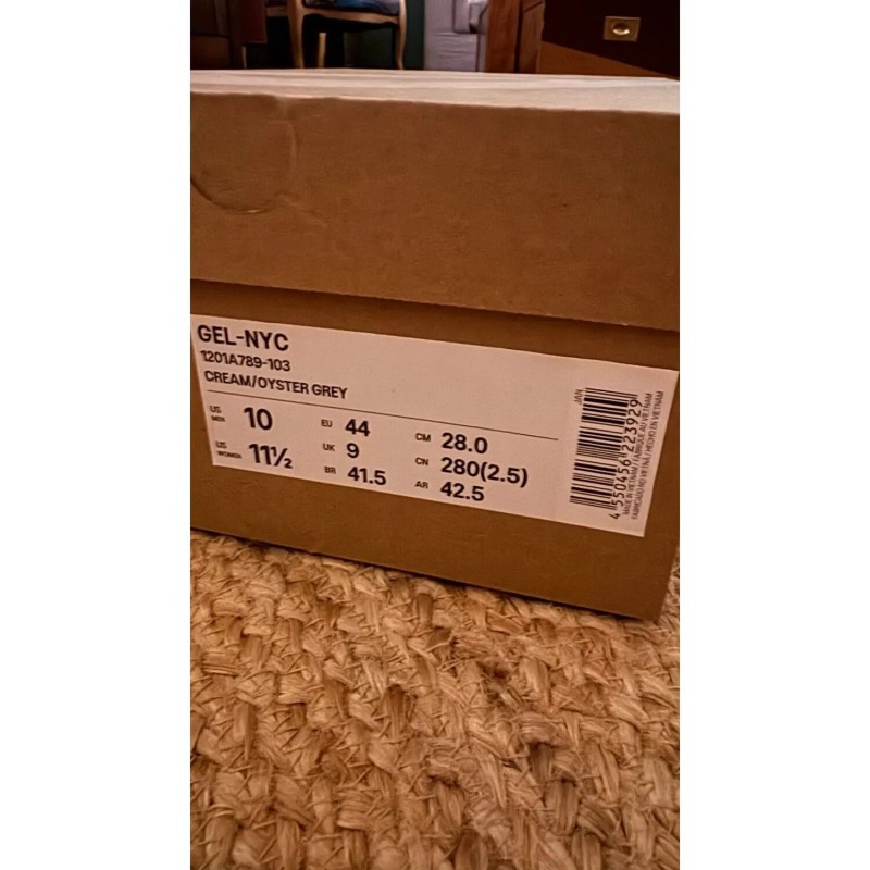 Asics Gel-NYC Cream Oyster Grey - EU 44 2