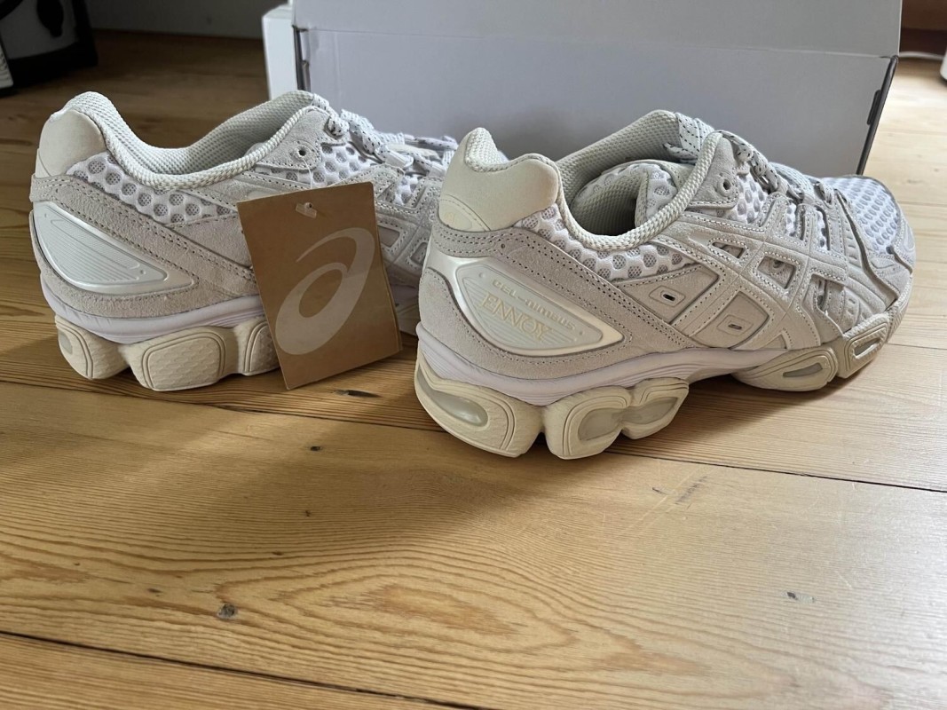 ENNOY X Asics Gel-Nimbus 9 White/Cream 2