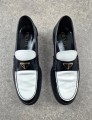 Mocassins Prada Two Tone Brushed Leather Loafers taille 42,5