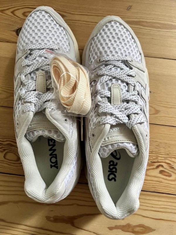 ENNOY X Asics Gel-Nimbus 9 White/Cream 2