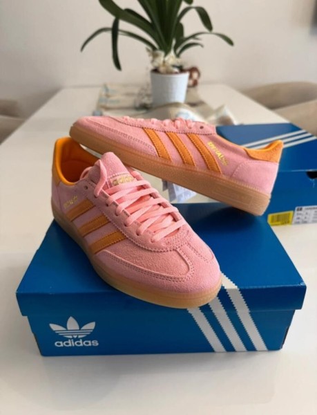 adidas handball spezial glow pink flash orange gum taille 37