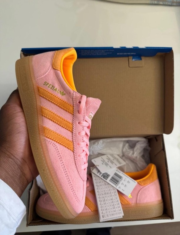 adidas handball spezial glow pink flash orange gum taille 37 2