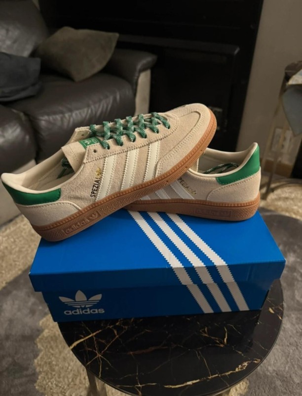 adidas handball spezial white cream green taille 38