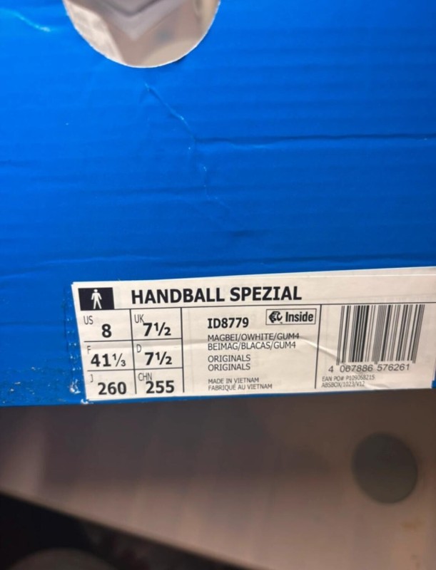adidas handball spezial magic beige taille 41 2
