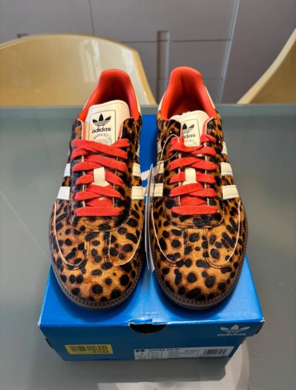 adidas samba og leopard red creme taille 36 2